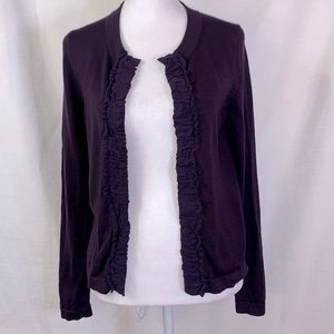 Banana Republic Purple Cardigan Sweater
